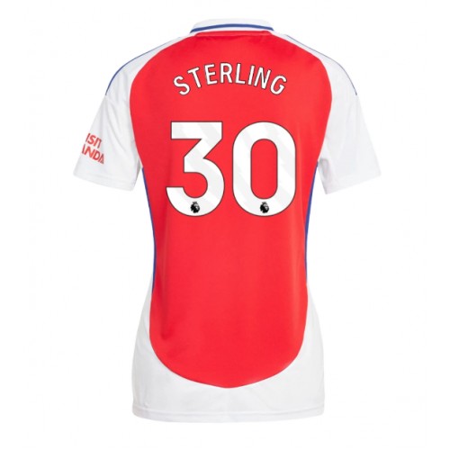 Arsenal Raheem Sterling #30 Domaci Dres za Ženska 2024-25 Kratak Rukav